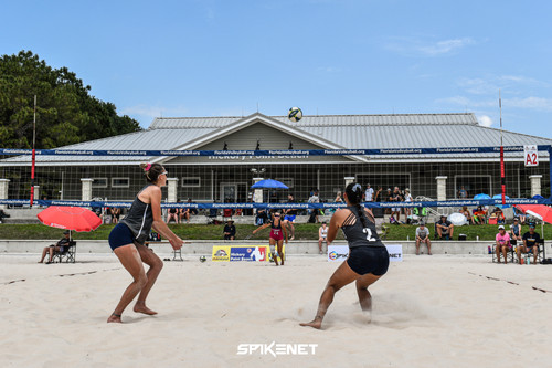 teams competing at the AVCA Small College Beach Championships.