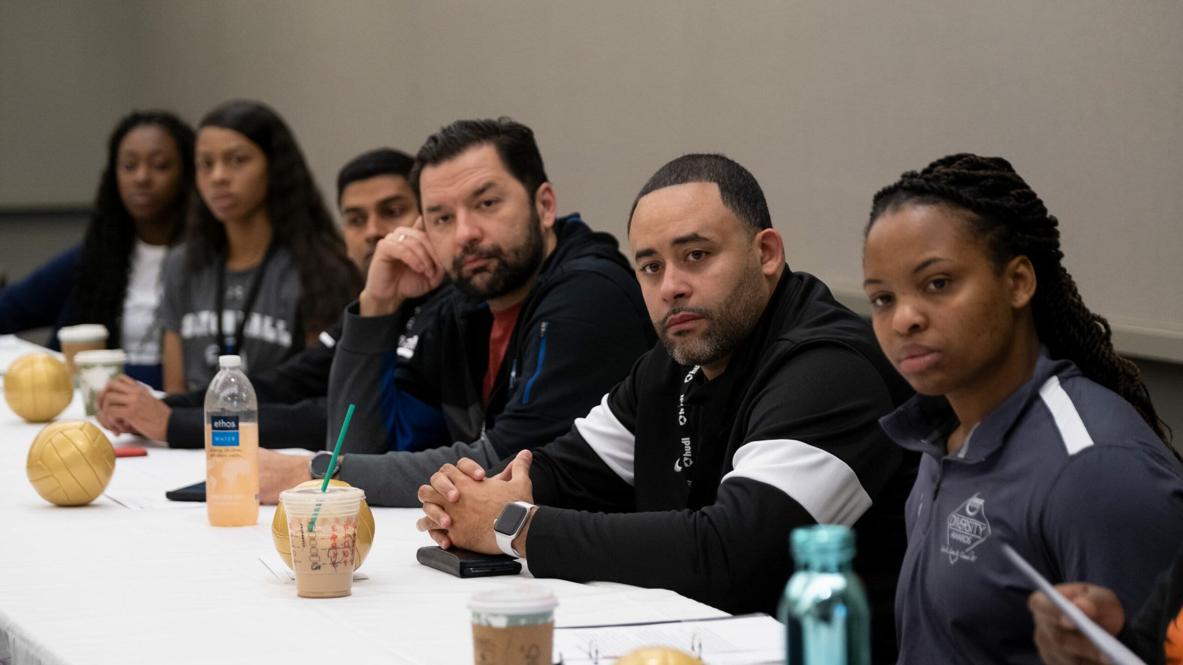 Volleyball Coaches learning at AVCA Convention