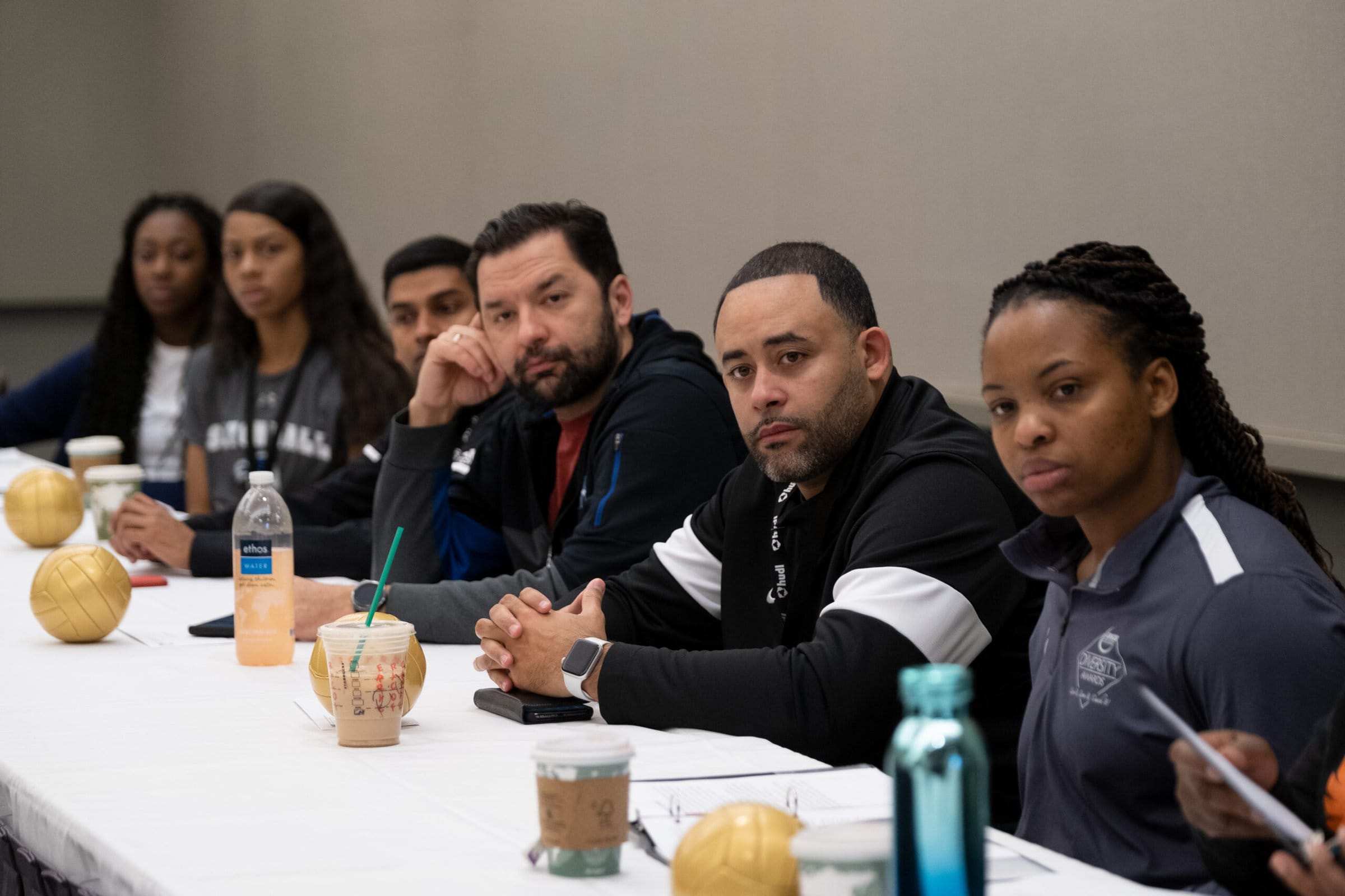 Volleyball Coaches learning at AVCA Convention