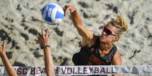 Tina Graudina of Southern California is a four-time AVCA Collegiate Beach Volleyball All-American