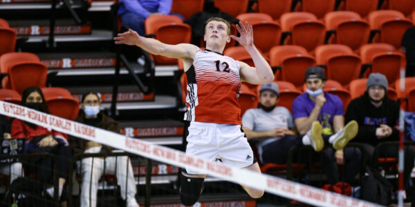 Andrew Zaleck of Rutgers Newark was a 2023 AVCA first-team All-American for Division III men's volleyball.