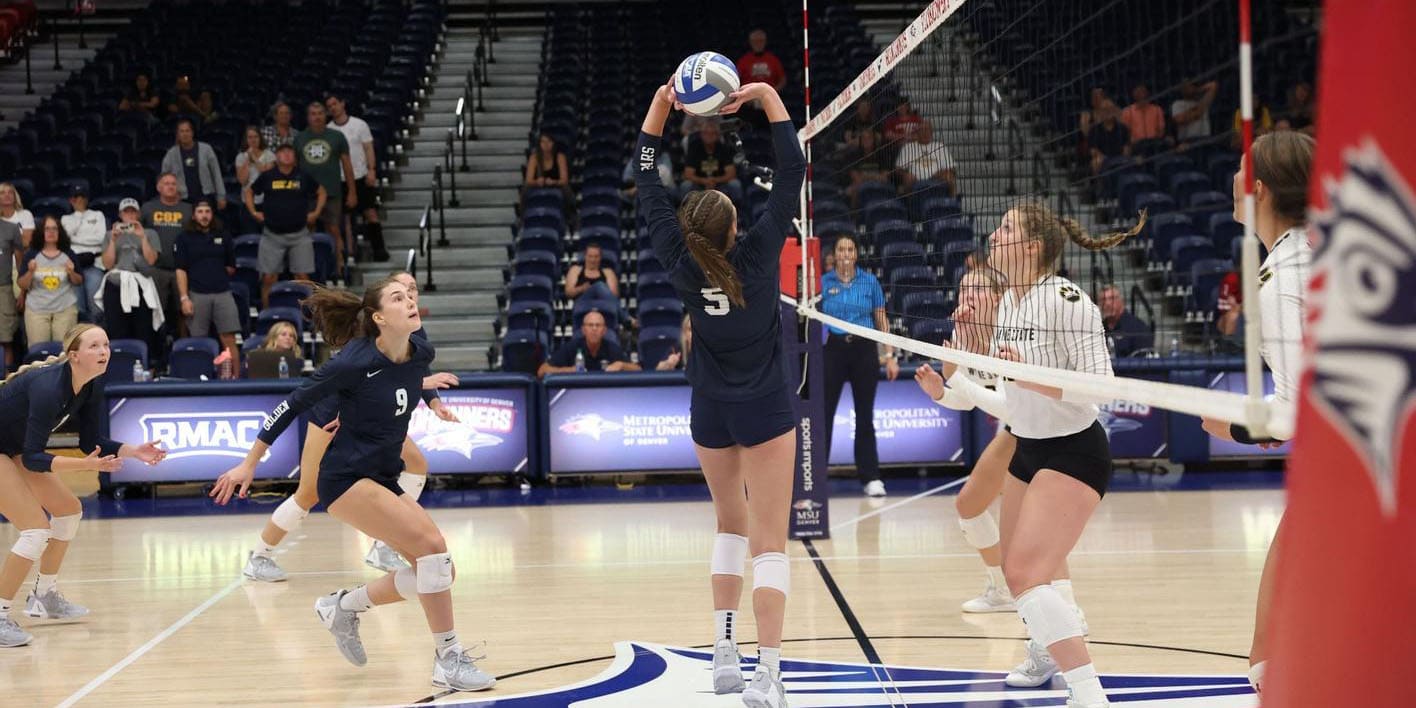 Concordia-St. Paul setter Teagan Starkey