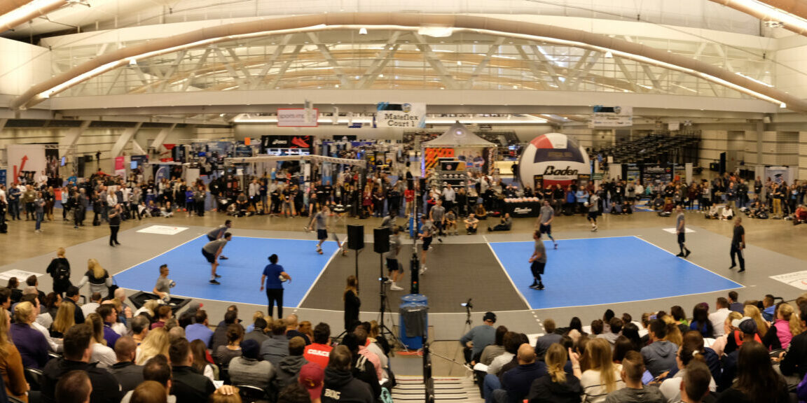 On court educational session at the AVCA convention