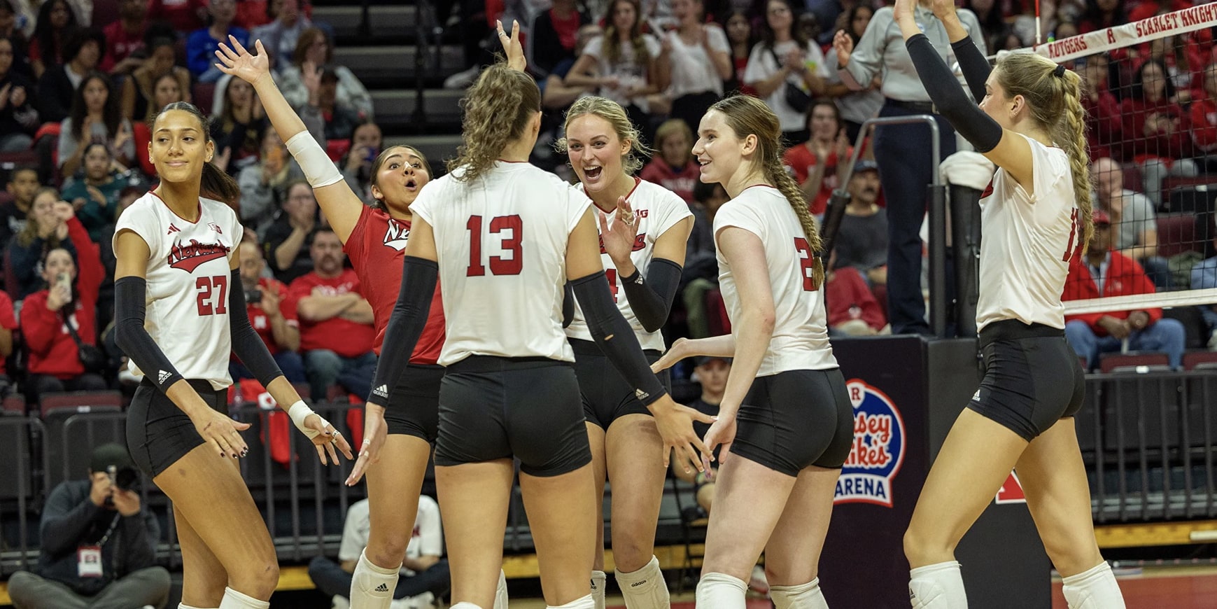 Nebraska is No. 1 in the Nov. 6 AVCA/TARAFLEX Division I Women's Volleyball Poll.