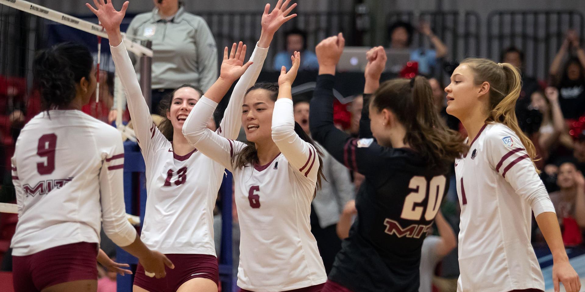 The MIT women's volleyball team advanced to the regional final of the 2023 NCAA Division III Volleyball Championship