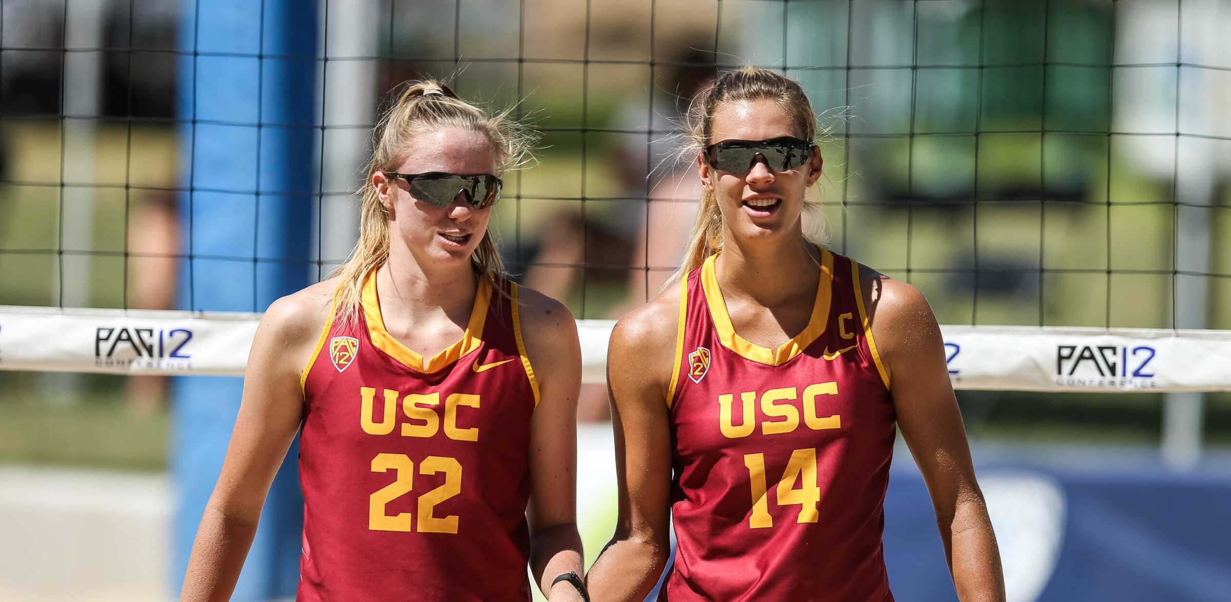 Day two of the PAC-12 beach volleyball tournament at Mapes Beach, Los Angeles, CA on April 30, 2021.