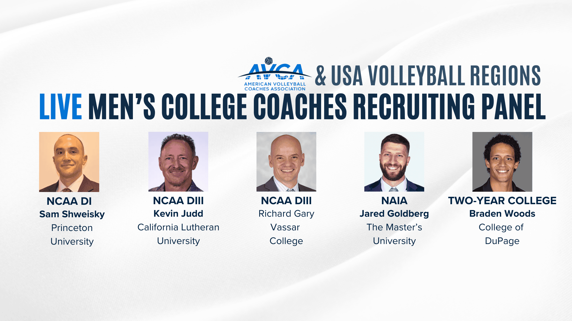 2025 AVCA-USAV Men's College Coaches Panel