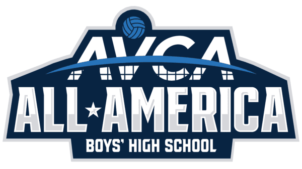AVCA Boys High School All-America teams logo.