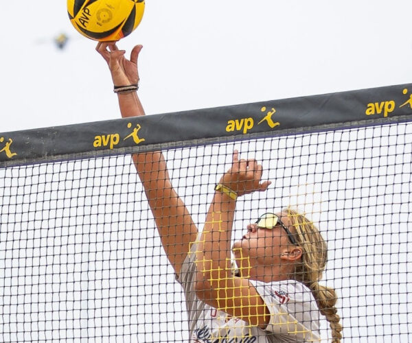 KENNEDY COAKLEY of Optimum Beach is a 2024 AVCA Junior Beach first-team All-American.