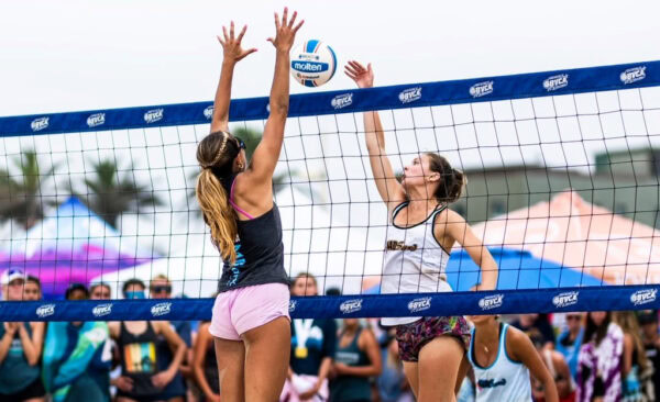 STACY REEVES of Beckman/MBsand is a 2024 AVCA Junior Beach first-team All-American.