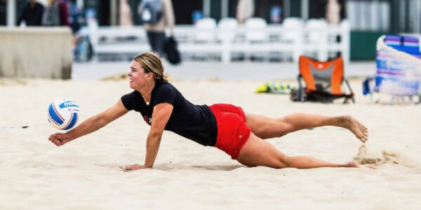 HAYLEE LaFONTAINE of Spiker Beach Volleyball Club is a 2024 AVCA Junior Beach second-team All-American.
