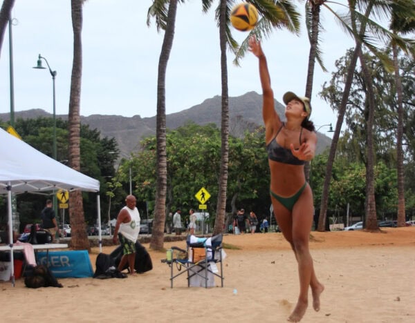 INDIGO CLARKE of Secret Training is a 2024 AVCA Junior Beach second-team All-American.