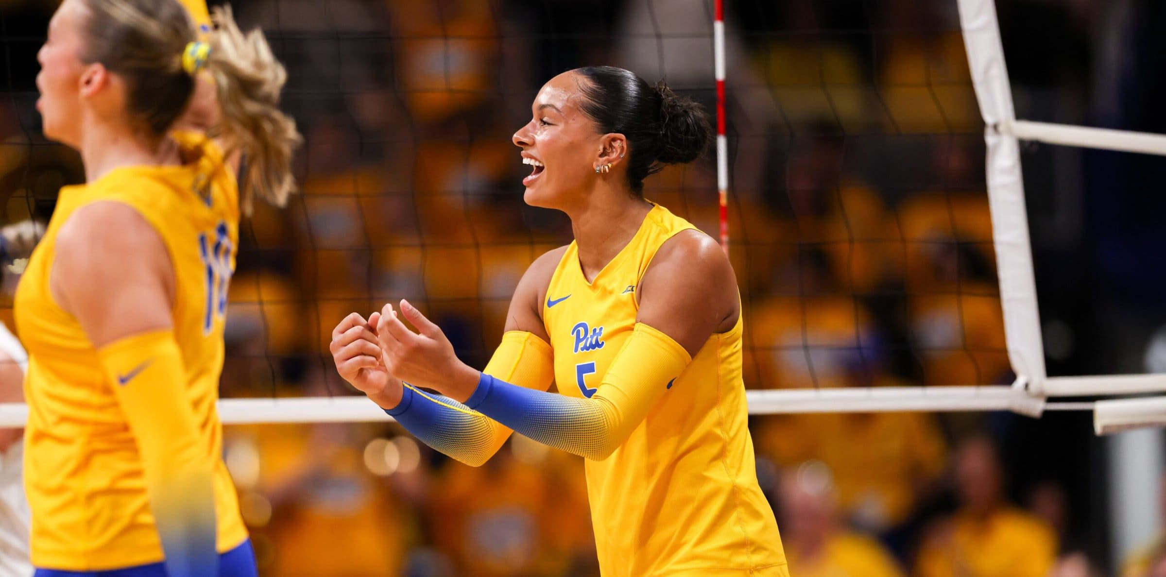 Olivia Babcock is the AVCA/GameChanger Division I Women’s Volleyball Player of the Week for the week of Oct. 14 to 20.