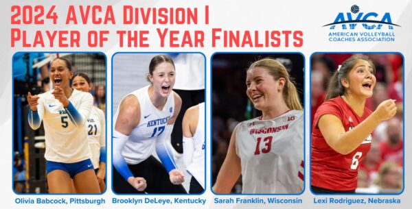 Here are the four 2024 AVCA Division I women's volleyball Player of the Year finalists.