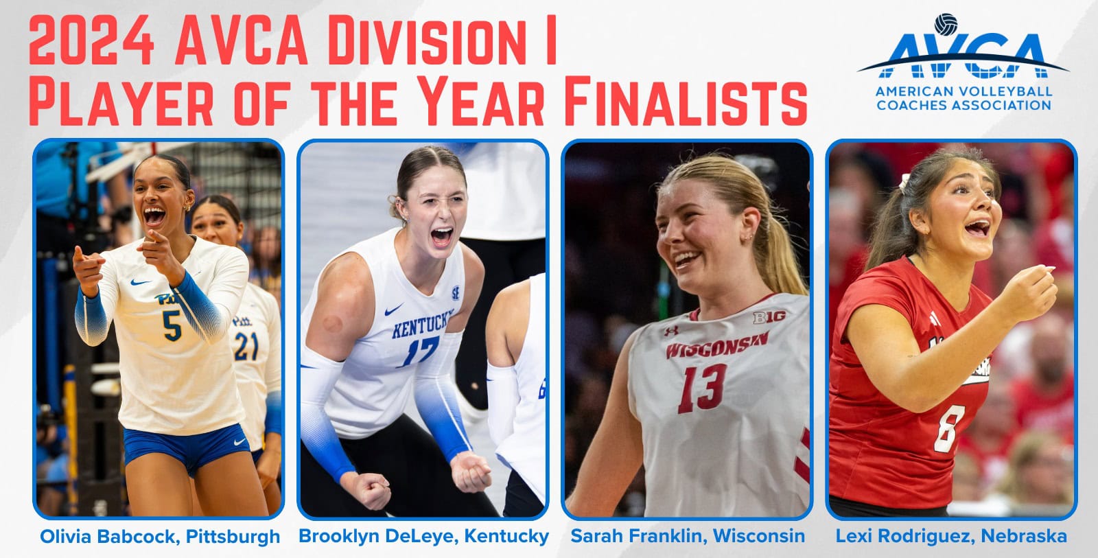 2024 AVCA NCAA Division I Player of the Year AVCA Awards