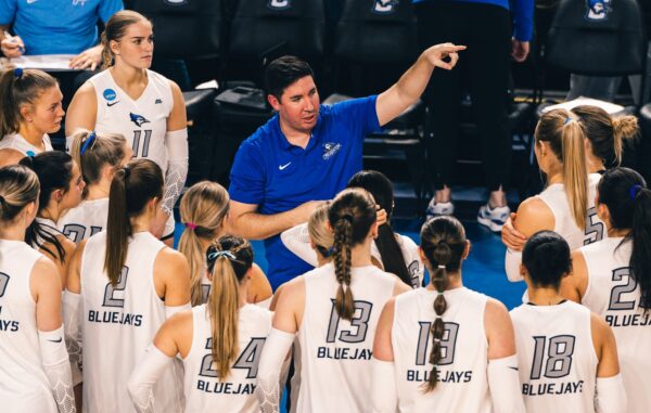 Brian Rosen of Creighton is the 2024 AVCA Division I Women's Volleyball Assistant Coach of the Year.