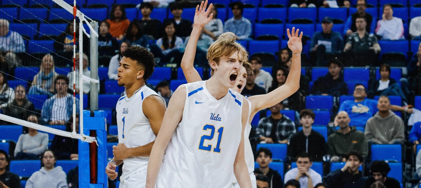 UCLA is No. 1 in the latest AVCA National Collegiate Men's Volleyball Poll for the week of Jan. 6-12, 2025