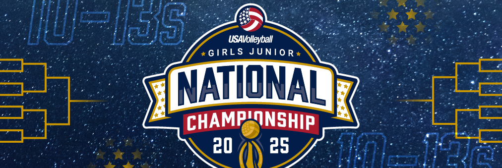 2025 USA Volleyball Girls Junior Nationals logo