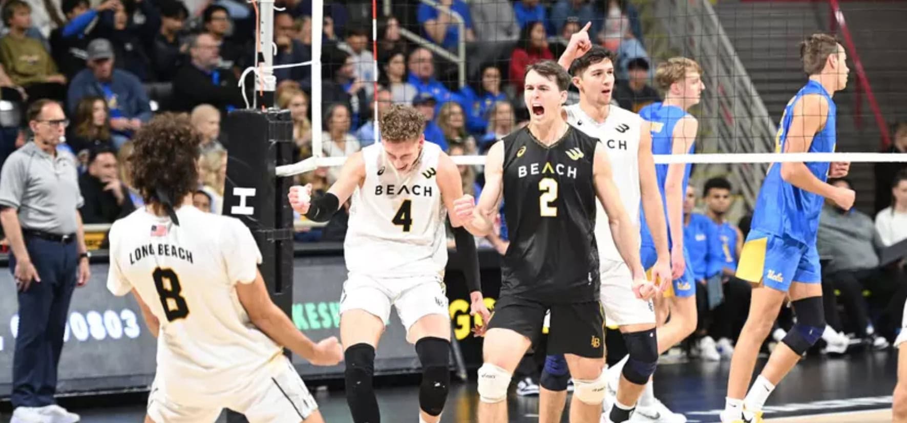 Long Beach State is ranked No. 1 in the AVCA National Collegiate men's volleyball poll for the week of Feb. 3-9.