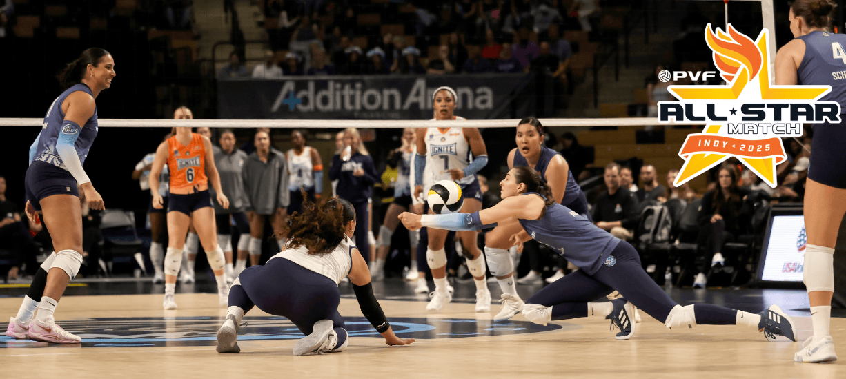 Twenty-four of the world's top volleyball players will be in Indianapolis this Saturday to play in the first-ever Pro Volleyball Federation All-Star Match.