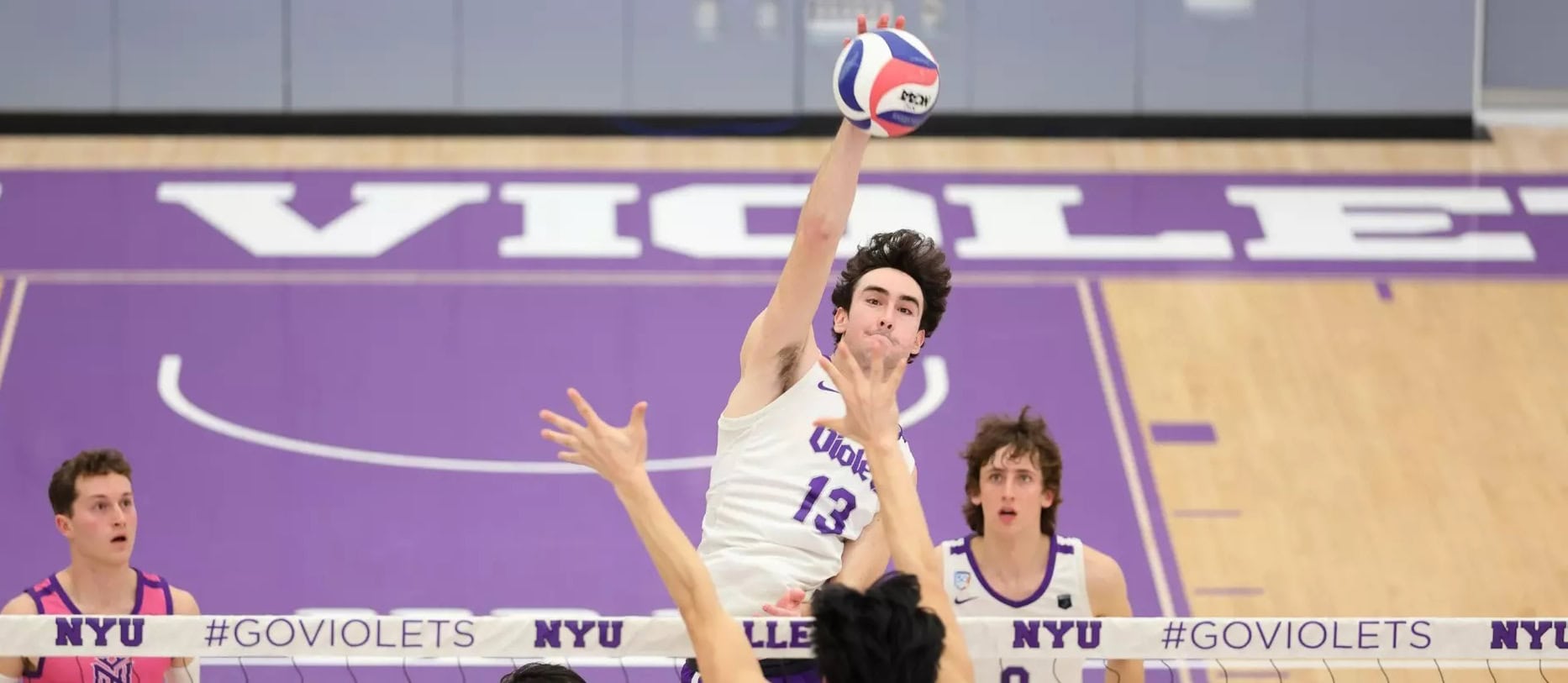NYU is No. 1 in the AVCA Division III men's volleyball poll for the week of Feb. 17-23, 2025.