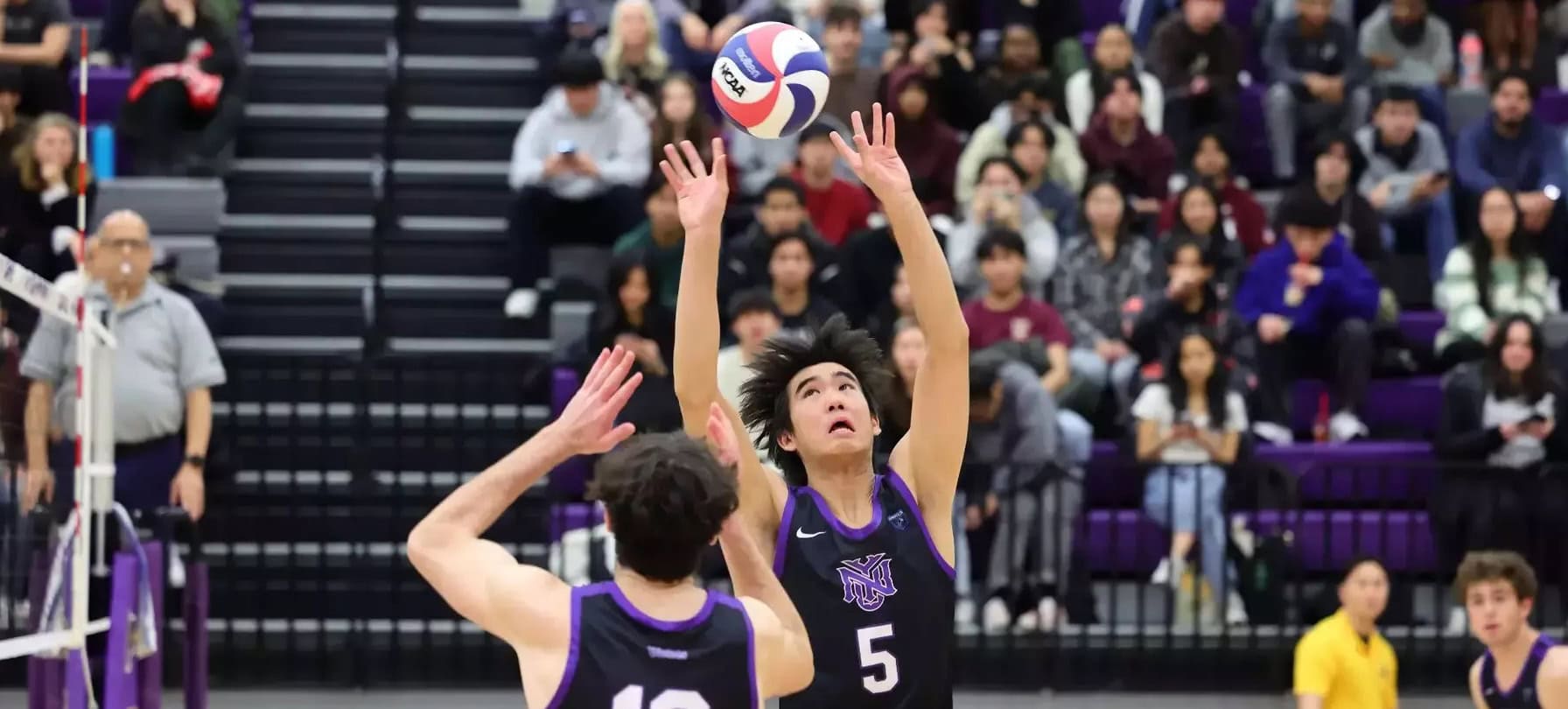 NYU is No. 1 in the AVCA Division III men's volleyball poll for the week of March 3-9, 2025.