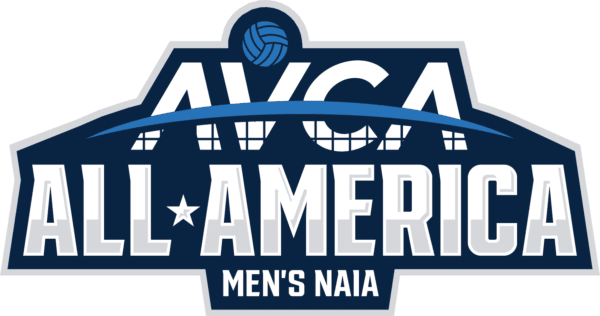AVCA NAIA men's volleyball all-American logo