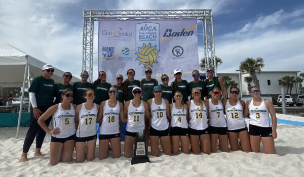 Concordia University Irvine placed second in Division II at the 2025 AVCA Small College Beach Championships in Gulf Shores, AL.