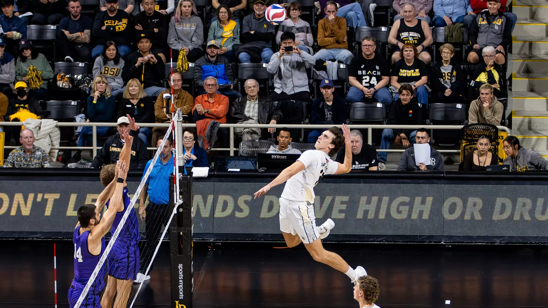 Long Beach State is No. 1 in the AVCA National Collegiate Men's Volleyball Poll for the 13th straight week.
