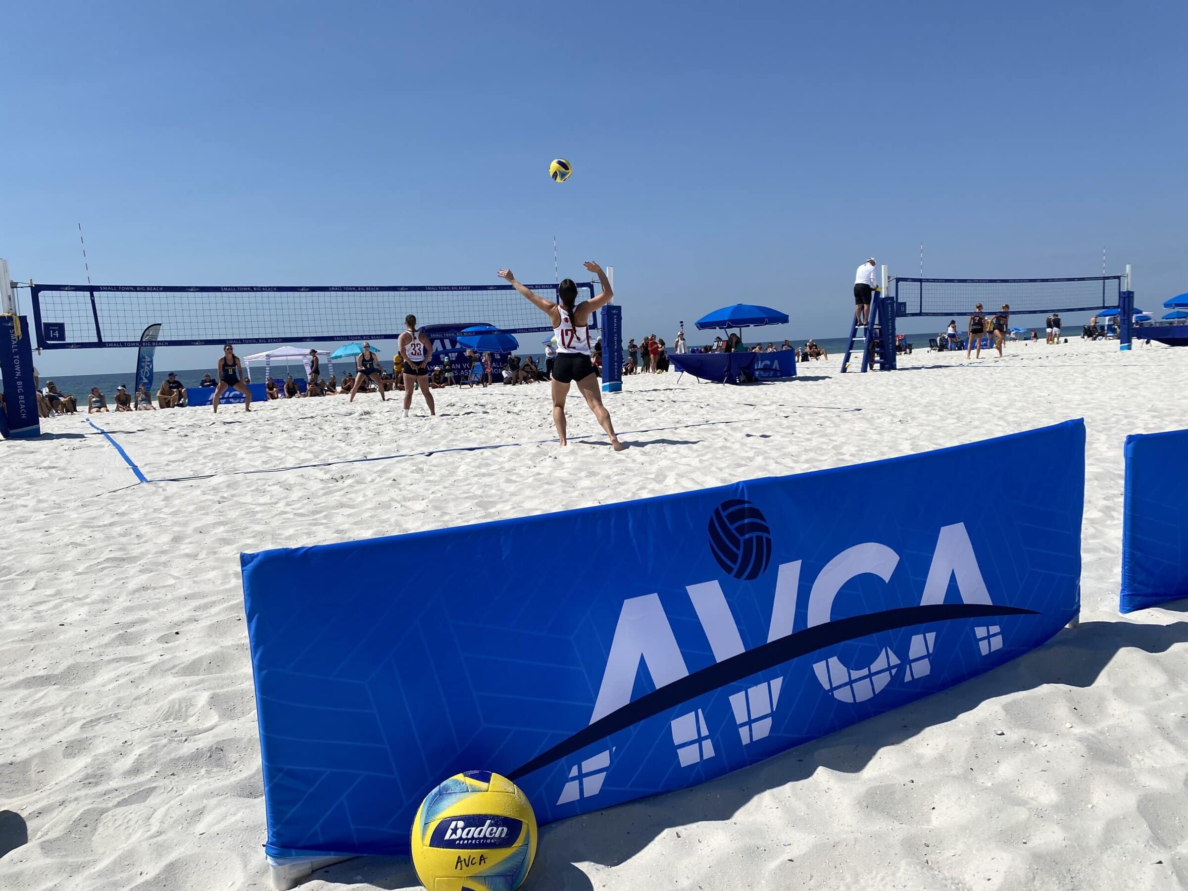 2025 AVCA Small College Beach Championships - Gulf Shores, AL, April 17-19.
