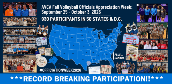2026 AVCA Fall #OFFICIATIONWEEK2026