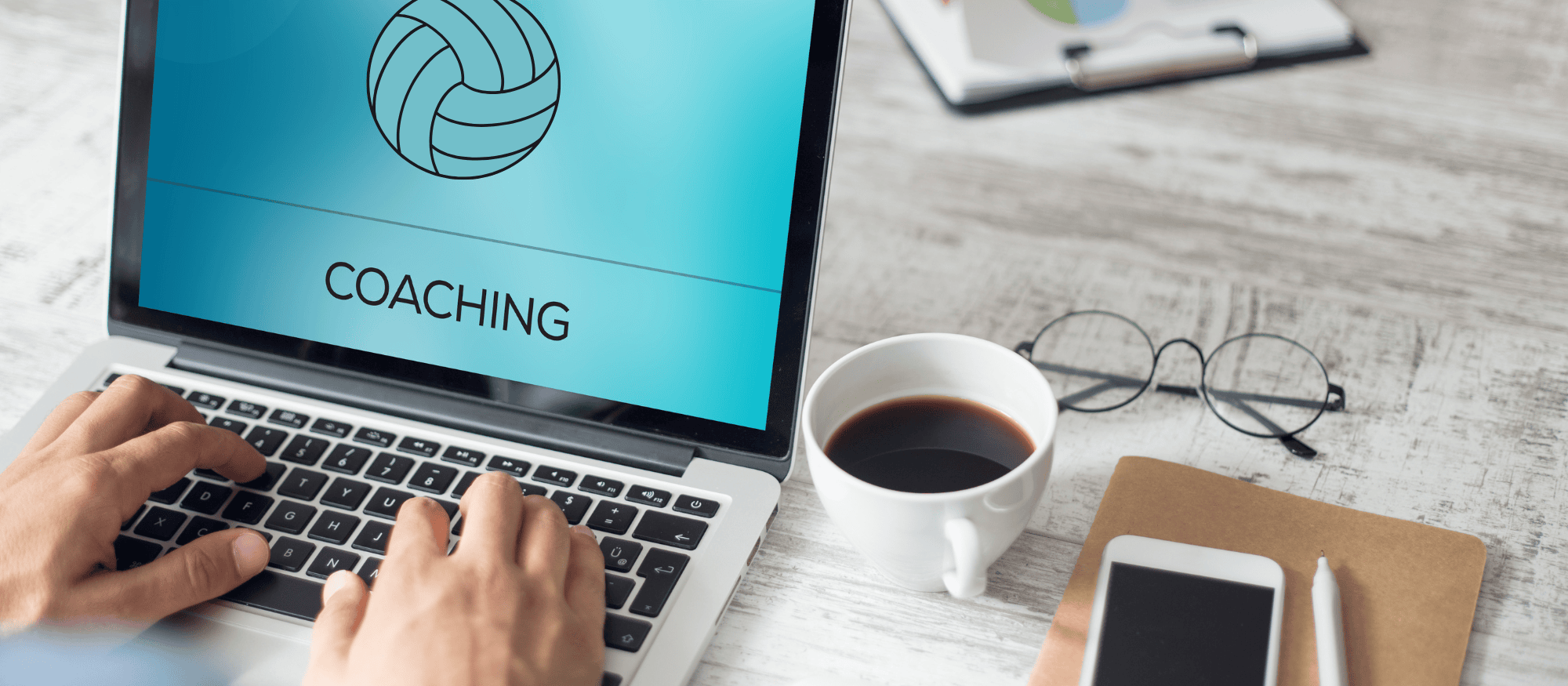 person working on their computer