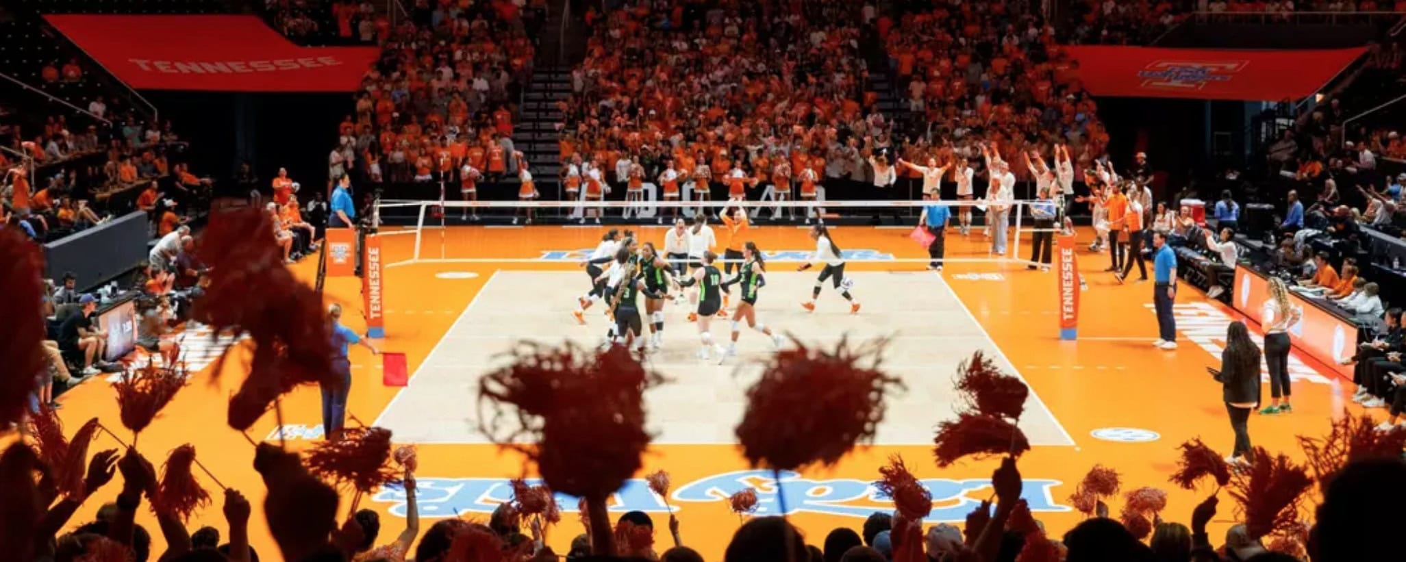 Tennessee set a home attendance record Aug. 29 when 7,654 fans turned out for its match against South Florida.