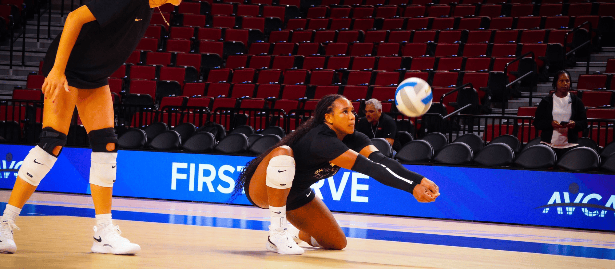 volleyball player passing