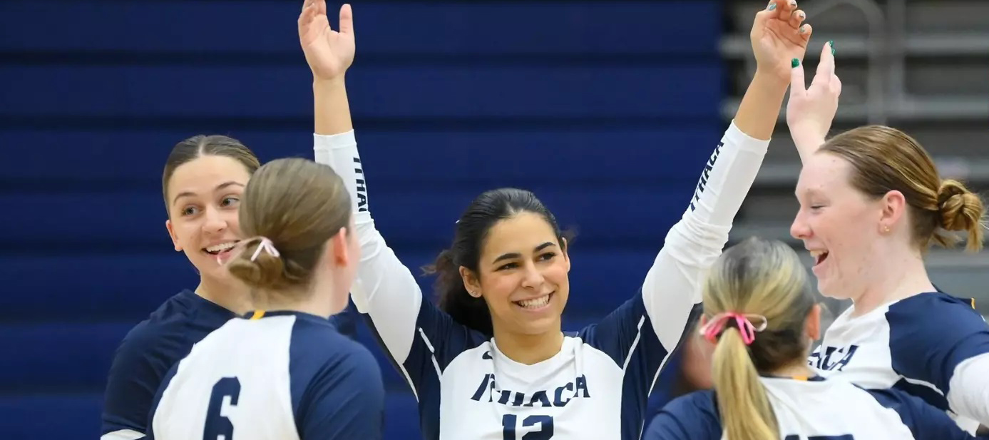 Ithaca has five players on the 2025 AVCA Division III women's volleyball All-Region teams.