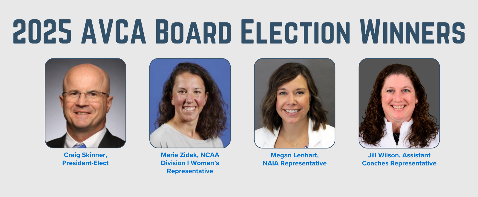 2025 AVCA Board of Directors Election