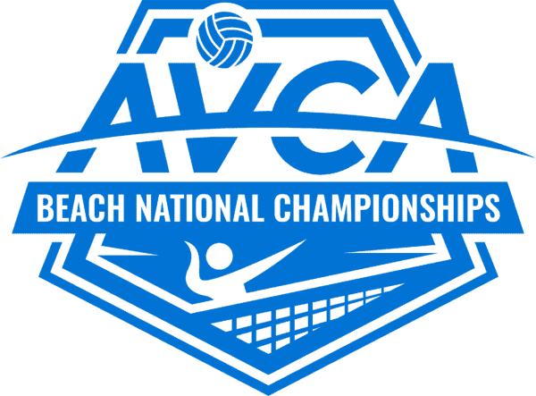 AVCA Beach National Championship Royal Logo