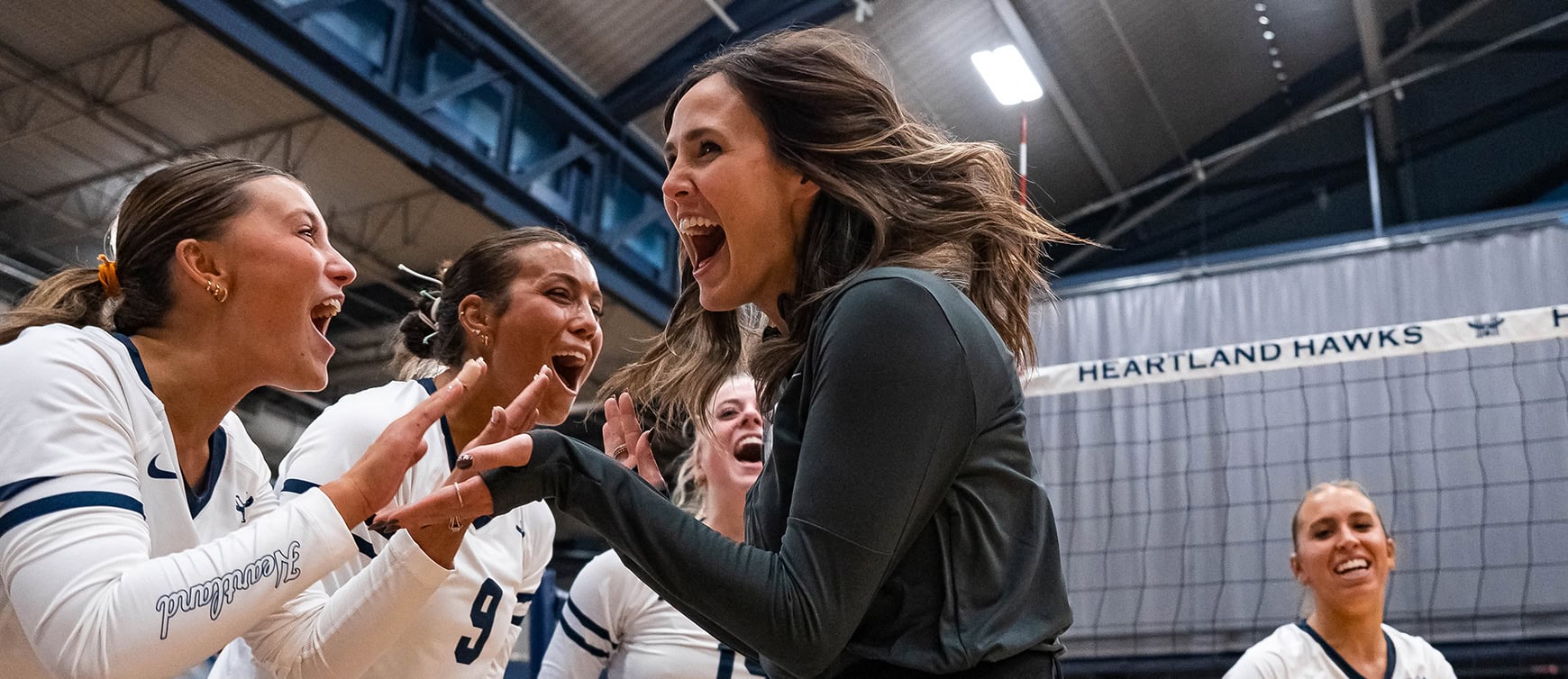 Mary Frahm of Heartland Community College is the 2025 AVCA Two-Year College Coach of the Year.