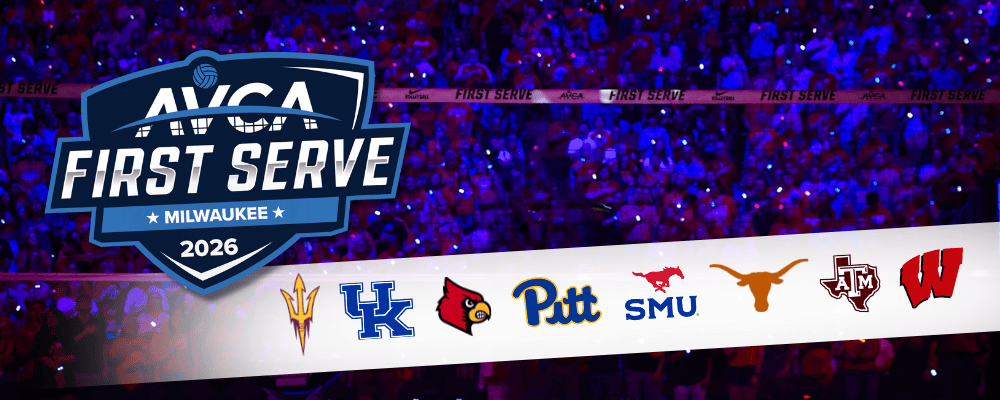 The AVCA is proud to announce the eight teams that will be competing at the 2026 AVCA First Serve in Milwaukee from Aug. 21 to 23.