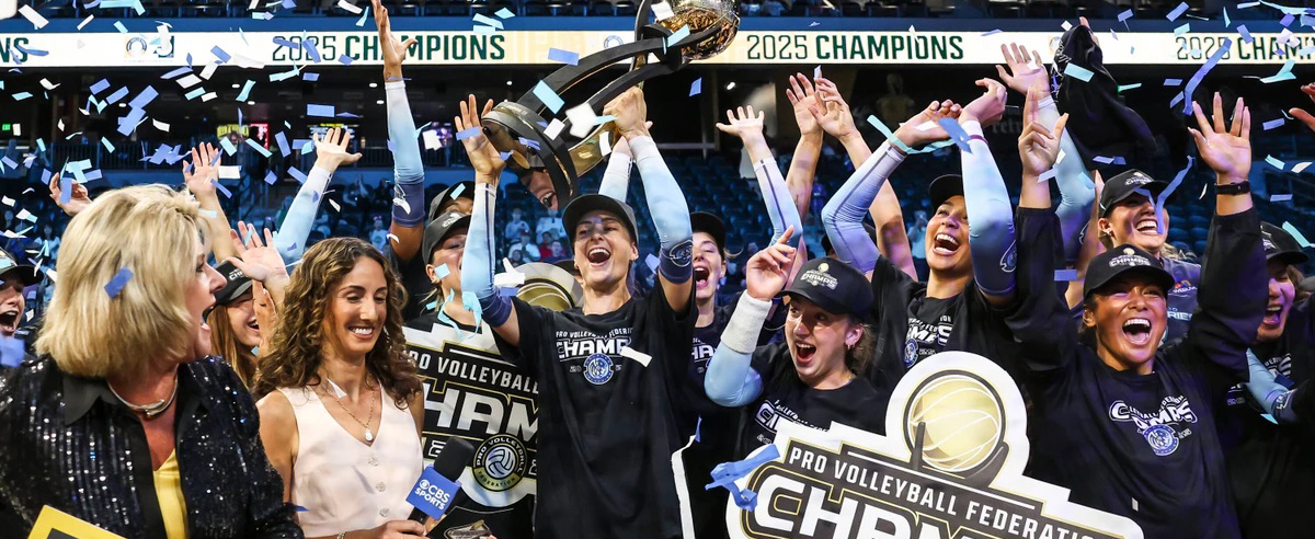 The Orlando Valkyries won the 2025 Pro Volleyball Federation (now MLV) Championship by beating the Indy Ignite 3-1 in the final.