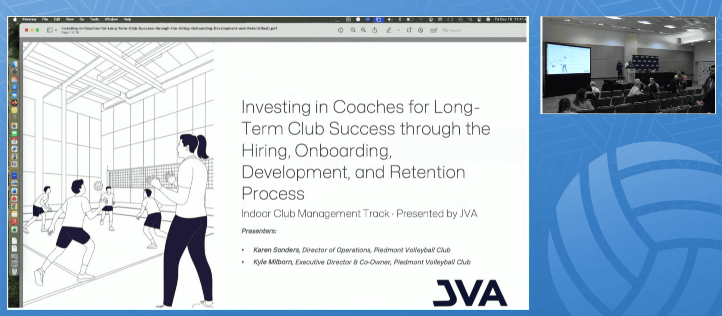 Investing in Coaches for Long-Term Club Success through the Onboarding, Development and Retention Process (presented by JVA – Indoor Club Management Track)