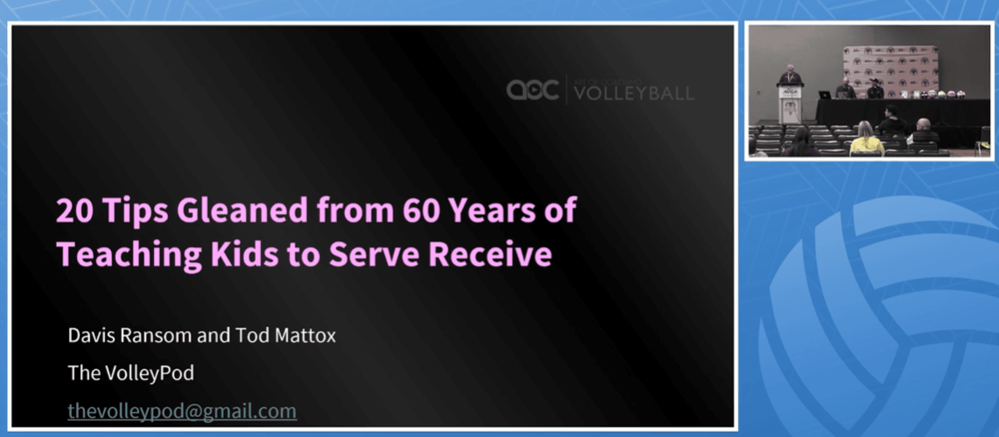20 Tips Gleaned from 60 Years of Teaching Kids to Serve Receive (presented by The Art of Coaching Volleyball)
