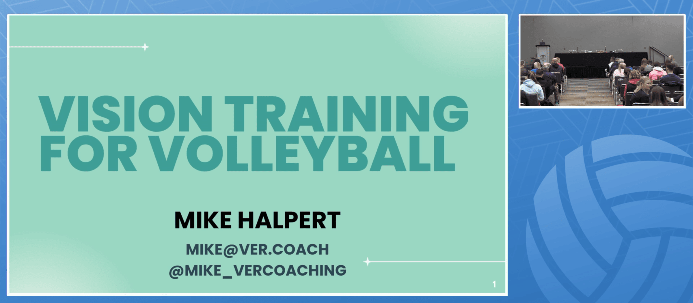 Vision Training in Volleyball