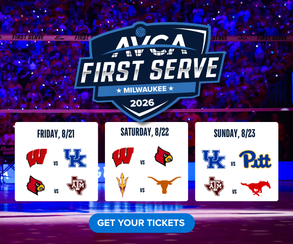 AVCA First Serve 2026 Matchup Schedule
