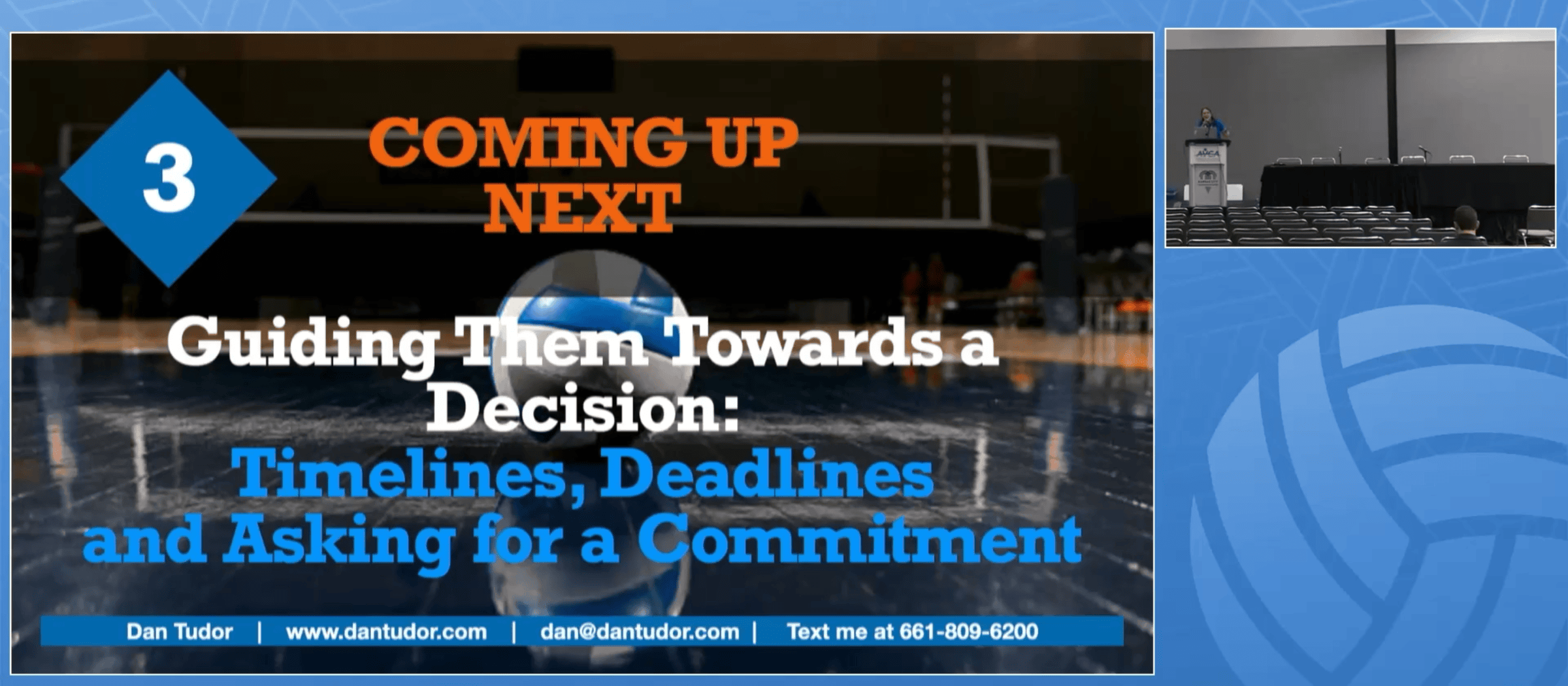 Guiding Them to a Decision: Timelines, Deadlines and Asking for a Commitment