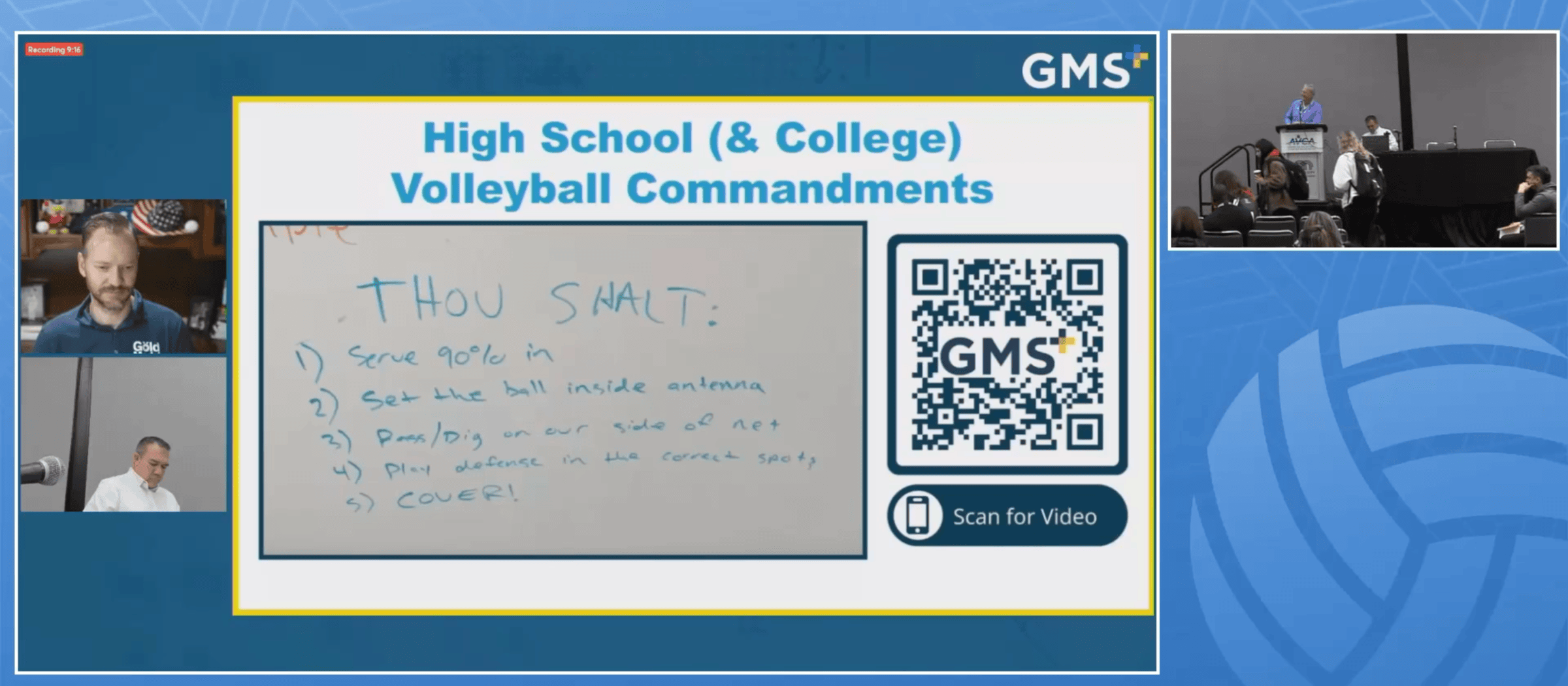 High School Volleyball Commandments (Presented by Gold Medal Squared)