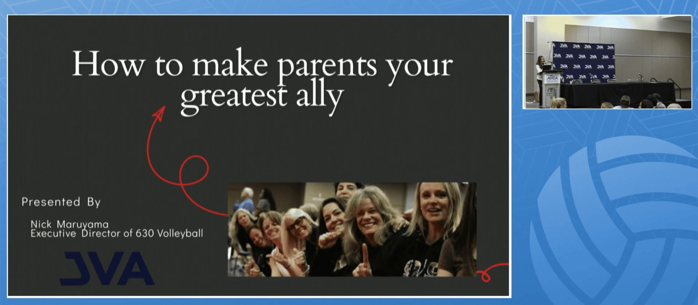 How to Make Parents Your Greatest Ally (presented by JVA – Indoor Club Management Track)