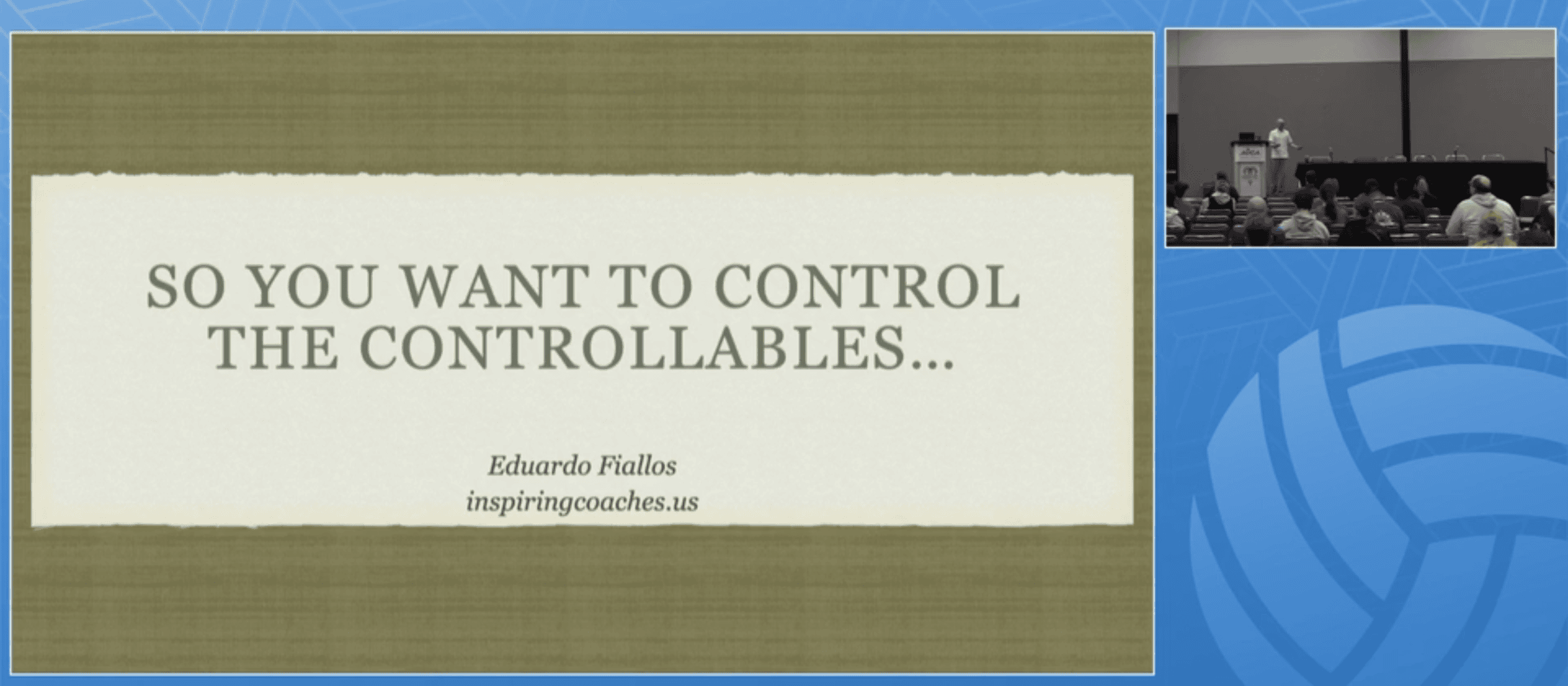 So You Want to Control the Controllables…
