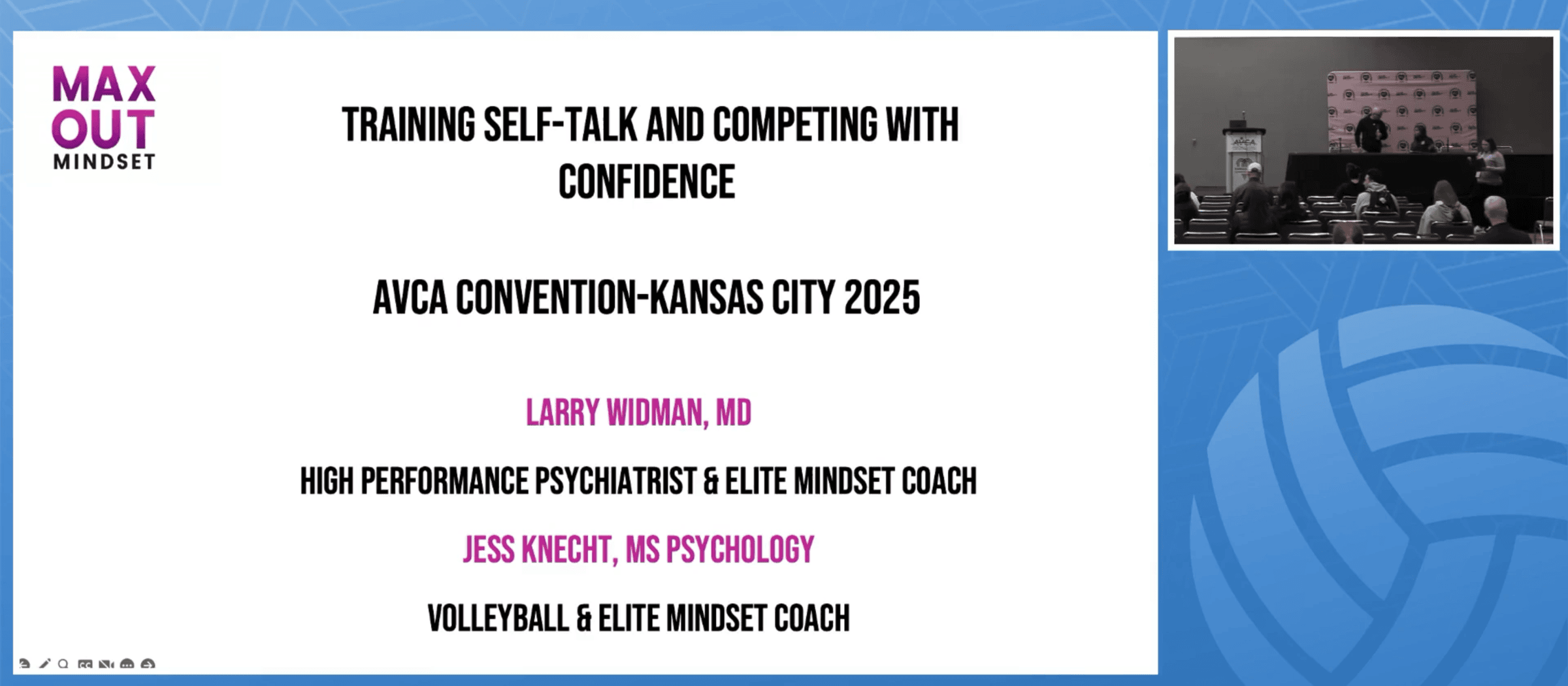 Max Out Mindset for Volleyball: Training Self-Talk and Competing with Confidence