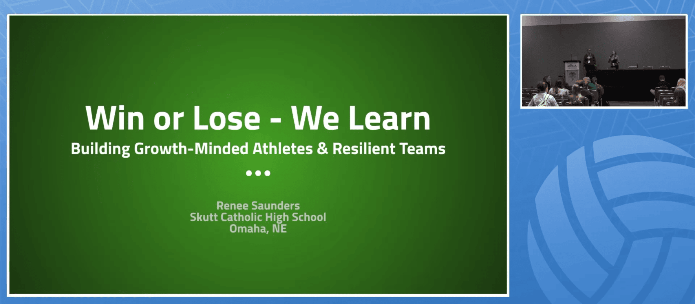Win or Lose – We Learn